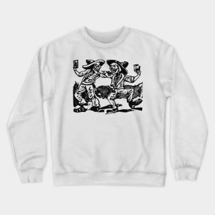 Partying Skeletons Crewneck Sweatshirt